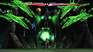 Injustice Gods Among Us  Green Lantern vs Sinestro Gameplay [upl. by Lissie152]