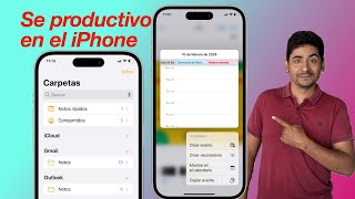 tu IPHONE es una MAQUINA de PRODUCTIVIDAD [upl. by Cchaddie]