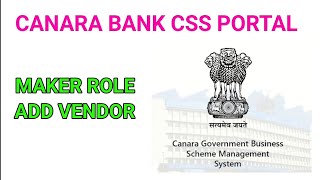 canara bank css portal vendor registration  pfms css portal vendor creation learneasilyhub [upl. by Xavier]