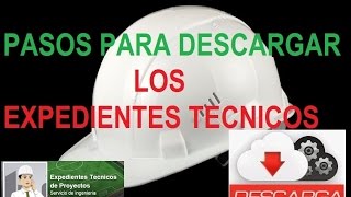 Descargar Expediente Tecnico Gratis [upl. by Kathlene]