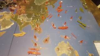 Axis and Allies 1942 Second Edition Naval Posturing [upl. by Lavro850]