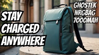 Top Choice for TechSavvy Travelers  Top Tech Backpack for Charging Ghostek NRGbag 7000mAh Review [upl. by Andromeda557]