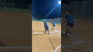 Kickball nice bunt 498 kickball sports league kick espn catch [upl. by Aihsenad]