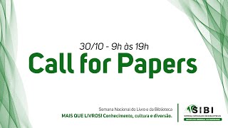 Call for Papers  SNLB 2024 SIBIIFC [upl. by Ytineres]