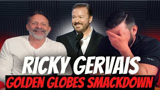 2020 GOLDEN GLOBES MONOLOGUE  Ricky Gervais  REACTION [upl. by Raina]