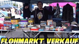 ERSTES MAL VERKAUF am Flohmarkt 😮 Lohnt es sich 🤔 Black Rabbit Retro Reselling Trödelmarkt [upl. by Efren]