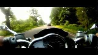 Harley Davidson VRSCR Street Rod with Vance Hines black widow LOUD [upl. by Earlie370]