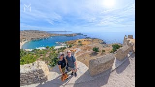 Lindos  Akropolis  Rhodos  shot on insta360 X4  bullet time [upl. by Kappenne]