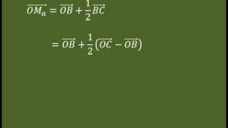 Schwerpunkt eines Dreiecks [upl. by Isnan901]