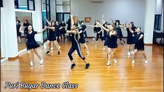 Mas Mas Mas De Ti Line DanceDemo by Tayuka Karamoy amp Puri Bugar Dance Class [upl. by Ahkihs]