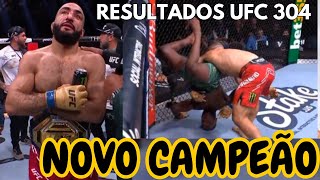 TODOS OS RESULTADOS UFC 304 BELAL NOVO CAMPEÃO DO UFC  TOM ASPINALL NOCAUTEOU  ROBOCOP DOMINOU [upl. by Remington]