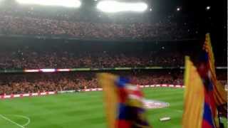 A Cappella Singing of Barça Anthem [upl. by Ninon]