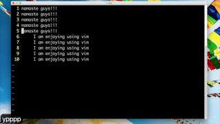 3 Navigating a file in vim some operators and motion commands [upl. by Baldwin872]