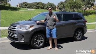 2018 Toyota Highlander XLE AWD Test Drive Video Review [upl. by Pauiie]