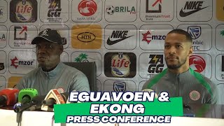 Nigeria vs Libya  Augustine Eguavoen and William Troost Ekong  Press Conference [upl. by Xel689]