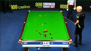 Ryan Day  Dominic Dale Semi Final Snooker Shoot Out 2014 [upl. by Afatsom91]