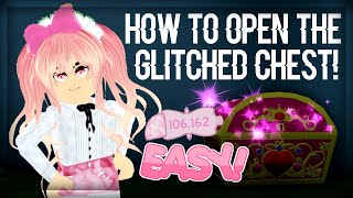 How To Open The GLITCHED Chest Under The Bridge In Divinia Park  Royale High Life Hacks [upl. by Ellan]