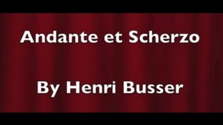 Andante et Scherzo  Henri Büsser  Trumpet [upl. by Parcel]