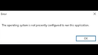 Fix SolidWorks Error The Operating System Is Not Presently Configured To Run This Application [upl. by Solracnauj980]