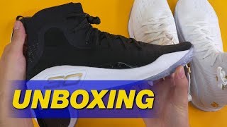 Under Armour Curry 4 quotMore Ringsquot Pack  Unboxing [upl. by Atalaya]