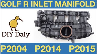 How to replace the inlet manifold on MK7 Golf R 20 TSI [upl. by Ayerim]