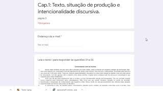 TEXTO SITUAÇÃO DE PRODUÇÃO E INTENCIONALIDADE DISCURSIVA [upl. by Mas435]