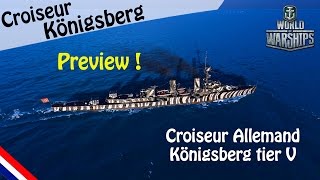 World Of Warships  Croiseur Allemand Konigsberg Gameplay FR [upl. by Daenis655]