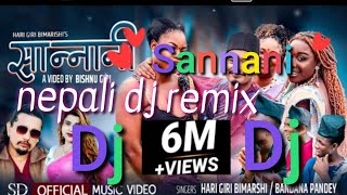 Nepalidjsong Sannani nepali dj song by hari giri nepali remix song djkamalofficial [upl. by Puna626]