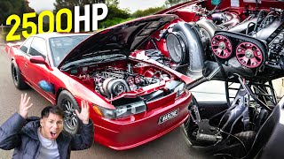 2500HP 2JZ Swapped Silvia S13  The Undisputed GTR amp Supra KILLER [upl. by Warthman]