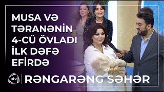 EFİRDƏ ŞOK Təranə Qumral İLK DƏFƏ 4cü övladını göstərdi  Rəngarəng Səhər [upl. by Ysset]