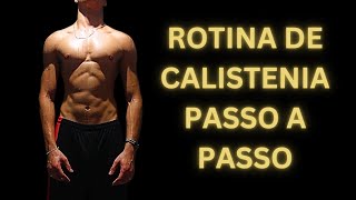 Calistenia Para Iniciantes  Rotina De Corpo Inteiro Passo a Passo [upl. by Aisyle]