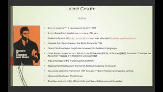 quotDiscourse on Colonialismquot by Aimé Césaire [upl. by Alvarez237]