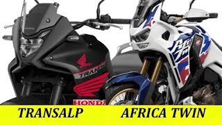 HONDA Transalp 750 vs Honda Africa Twin  Compare Honda Africa Twin And Transalp 750  RajuSNair [upl. by Netniuq]