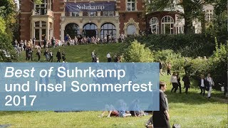 »Best of« Suhrkamp und Insel Sommerfest 2017 [upl. by Suhpesoj]