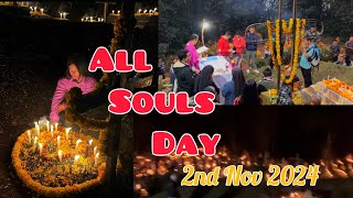 All Souls Day  day dedicated to All departed souls  Holy Mass n celebration 💐 [upl. by Ahsinit]