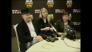 Morganville  Robert Picardo Amber Benson Ben Easter Exclusive Press Interview Oct 2014 [upl. by Katina]