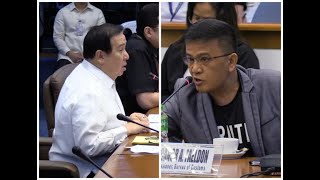 Faeldon Gordon clash at Senate probe on P64B shabu shipment [upl. by Tamis]