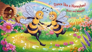 Buzz Buzz Learn the Honeybee Waggle Dance 🐝 [upl. by Oznarol]