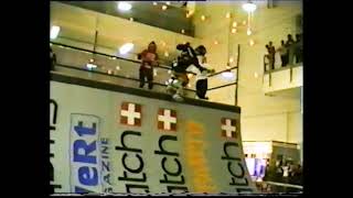 Pete Dossett Cyclex Bike Show  Deathbox Skateboard Demo Olympia London 1990 [upl. by Eelirol]