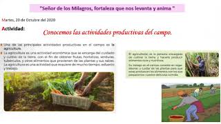 Actividades productivas del campo [upl. by Atnoled422]