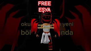 💸Roblox Ama BEDAVA EŞYA Alıyoruz😯😎💸 [upl. by Fechter869]