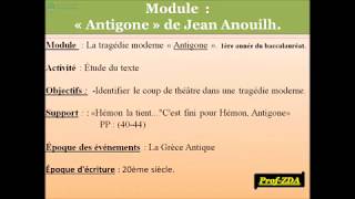 Antigone scène 6  Antigone et Hémon  Lecture questions et réponses [upl. by Chelsy]