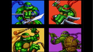 Teenage Mutant Ninja Turtles The Hyperstone Heist  All Bosses  amp  Ending Sega Genesis [upl. by Saylor116]