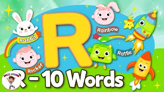 Letter R Song for Kids  Dance Sing and Learn 😍 jollyjunior AlphabetSong KidsSong [upl. by Rehptsirhc]