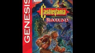 Castlevania Bloodlines  John Morris Video Walkthrough [upl. by Leimaj]