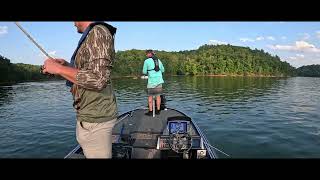 Bass Fishing Philpott lake 81024 [upl. by Shawnee]