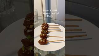 Chocolate Covered Pitted Dates  dates chocolatedessert shorts healthyrecipes fypシ゚ health [upl. by Ainav507]