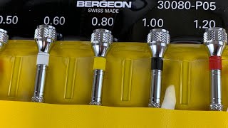 Bergeon 30080p05 screwdrivers [upl. by Redlac]