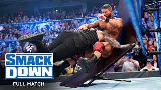 FULL MATCH  Roman Reigns vs Robert Roode – Tables Match SmackDown Jan 17 2020 [upl. by Ymerrej]