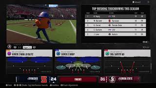 CFB25 PTFL S3 WK10 5 FSU vs 9 CuseRhude [upl. by Chesna]